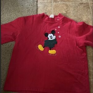 Disney adult Red Mickey Mouse Shirt